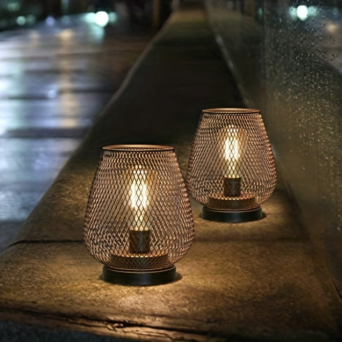 Avtoit | AuroraMesh Table Lamp Set – Industrial Style with Warm Ambient Lighting