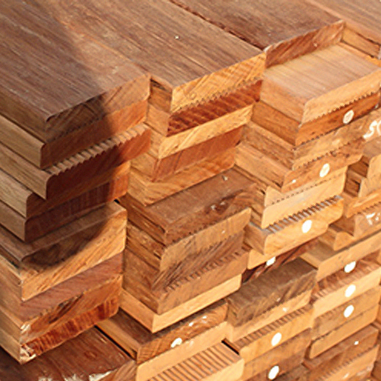 Avtoit | Modern solid hardwood flooring Merbau wood side cladding for terrace