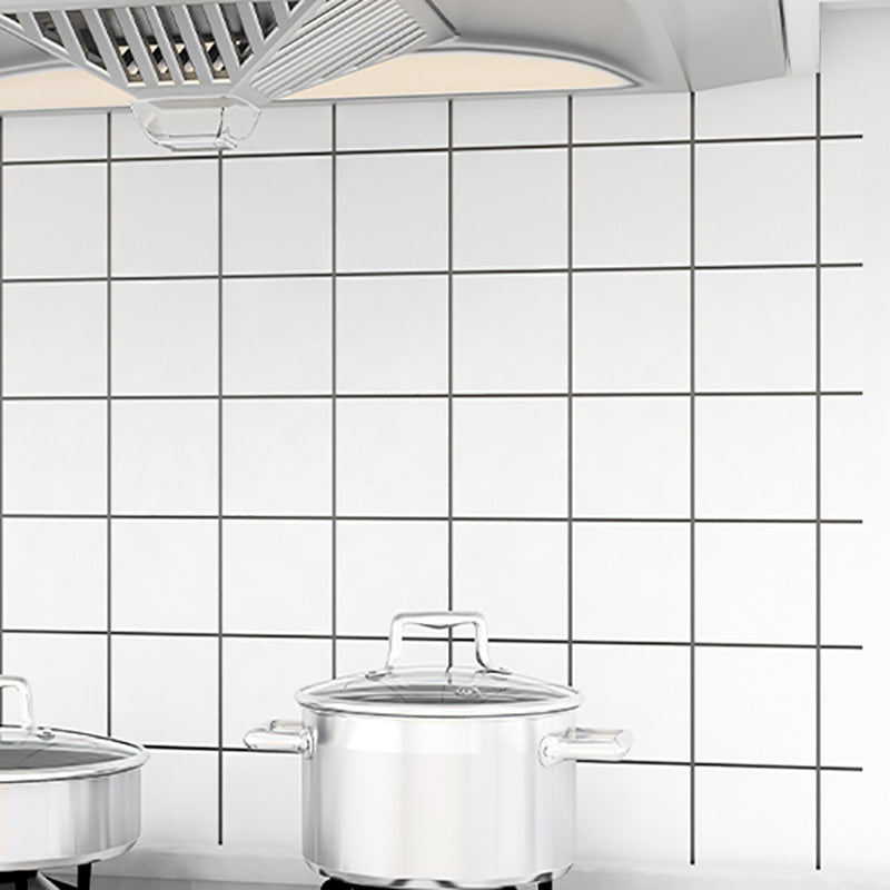 Avtoit | Modern Peel & Stick PVC Tile Grid Pattern Self-Adhesive Wallpaper