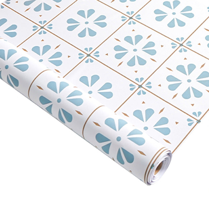 Avtoit | Modern Peel & Stick PVC Tile Grid Pattern Self-Adhesive Wallpaper