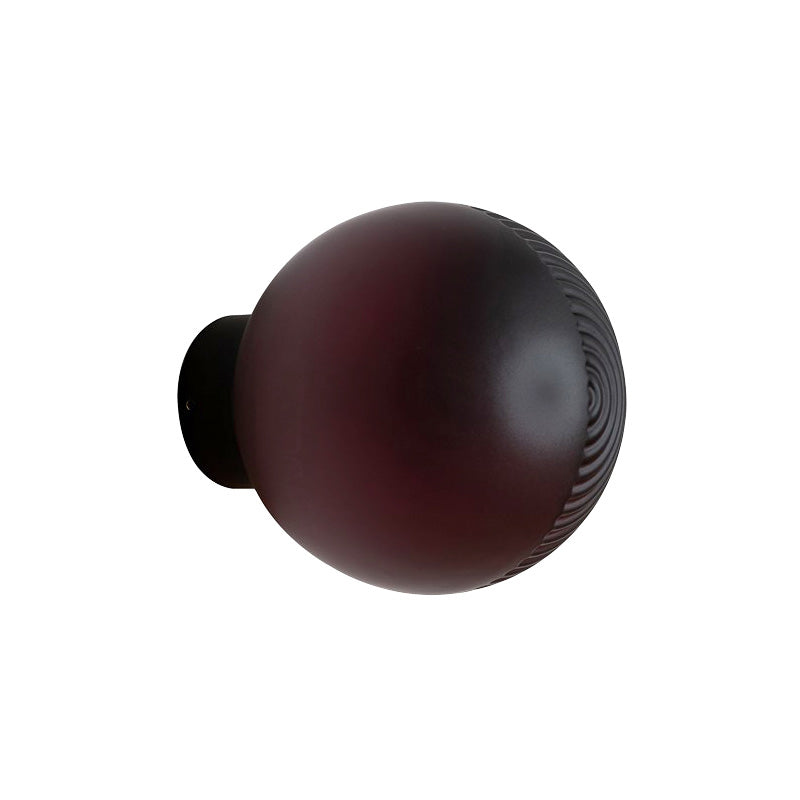 Avtoit | Global Living Room Wall Mount Lighting Dark Purple Glass 1-Light Modern Wall Sconce