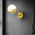 Avtoit | Gold Ball Wall Sconce Lighting Postmodern 1 Light Metallic Wall Lamp Fitting with Loop