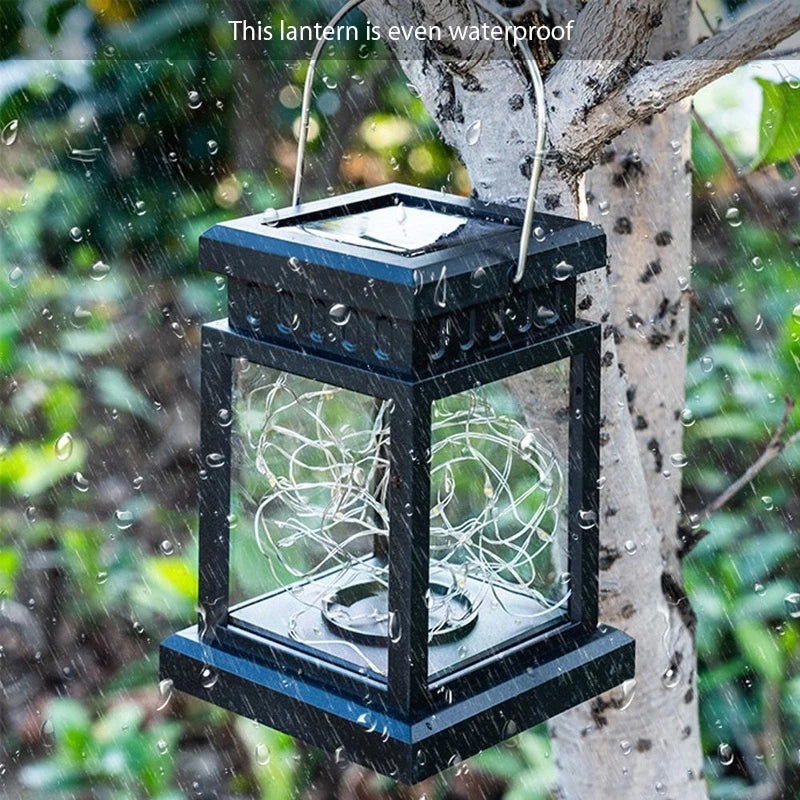 Avtoit | Solar LED Lantern with Fairy Lights – Decorative Garden Lamp for Outdoors and Terrace