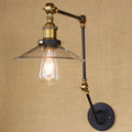 Avtoit | Brass Width Torch Wall Lighting Antique Clear Glass 1 Light Café Wall Light Lighting System