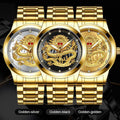 Avtoit | Embossed Golden Dragon Watch