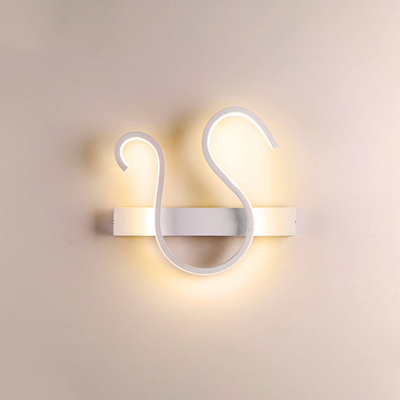 Avtoit | Swirl Wall Light Minimalism Acrylic Living Room LED Wall Lamp in Warm/White Light