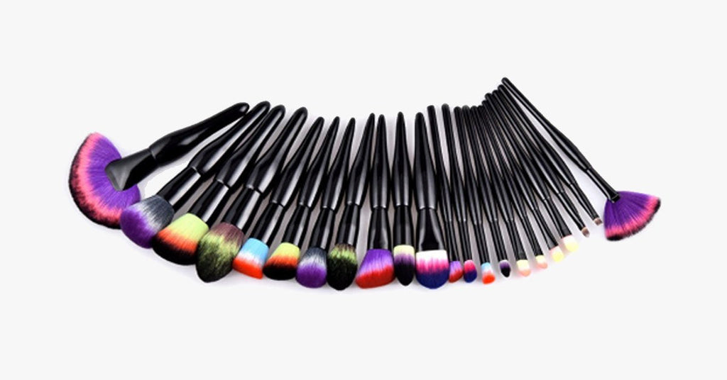 Avtoit | Midnight Rainbow Makeup Brush Set of 22 - Add a splash of color to your vanity