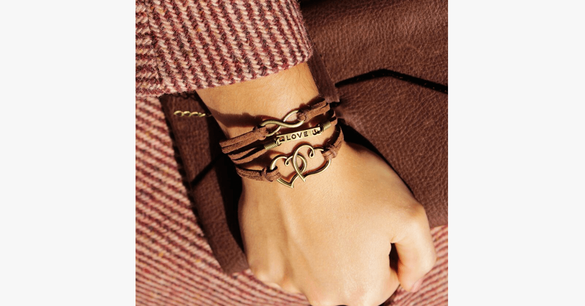 Avtoit | Vintage Double Heart Bracelet