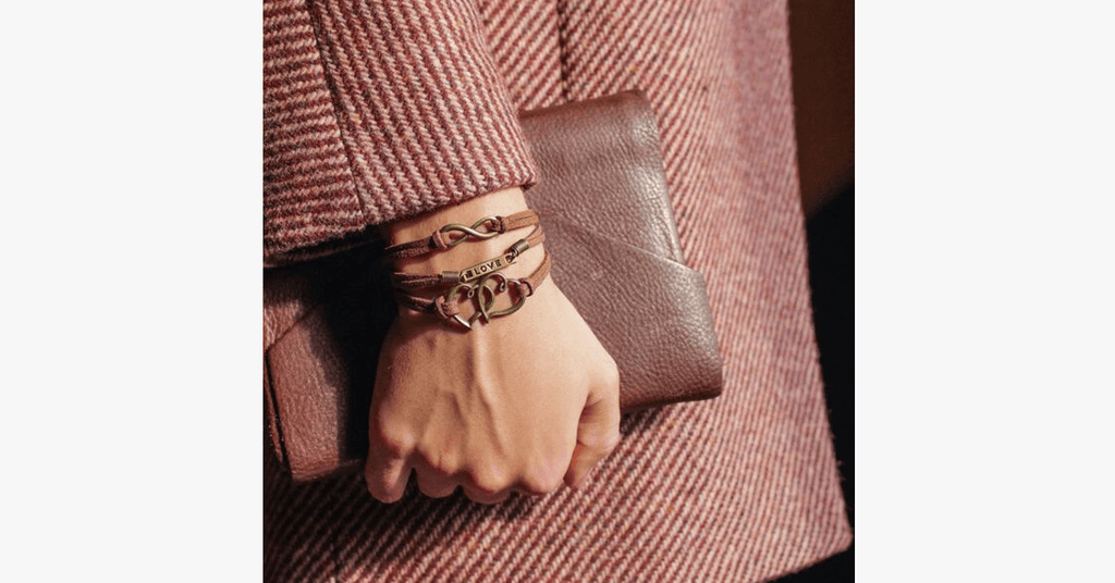 Avtoit | Vintage Double Heart Bracelet