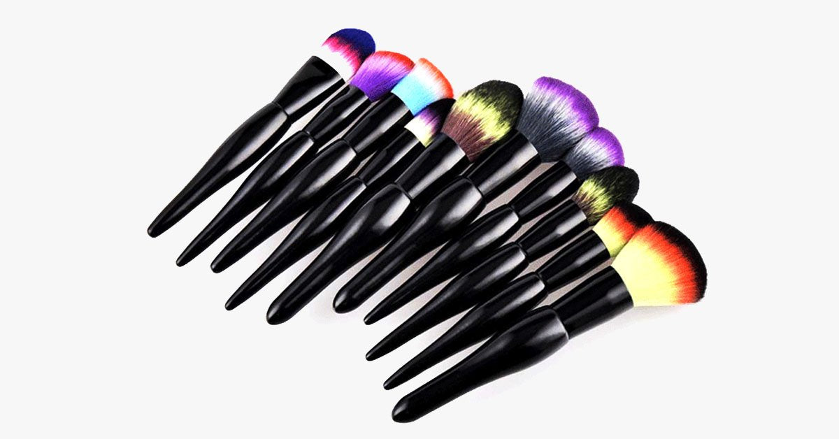 Avtoit | Midnight Rainbow Makeup Brush Set of 22 - Add a splash of color to your vanity