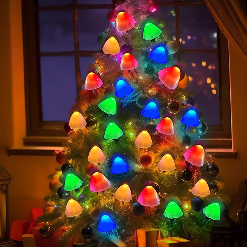 Avtoit | LED Solar String Lights Ground Stake Mushroom Lights