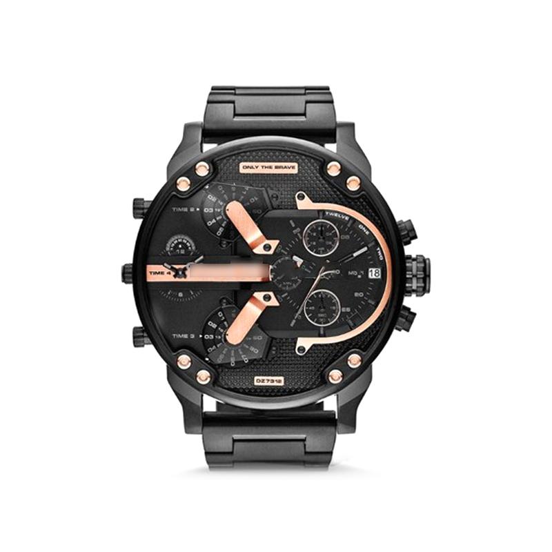 Stainless Steel Chronograph Quartz Watch with 10 m Water Resistance