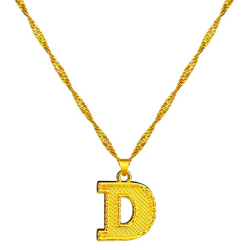 Avtoit | 18K gold-plated initial letter necklace