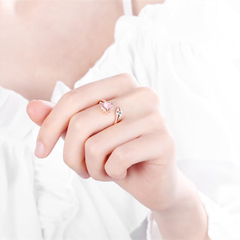 Avtoit | Rhinestone Fox Ring