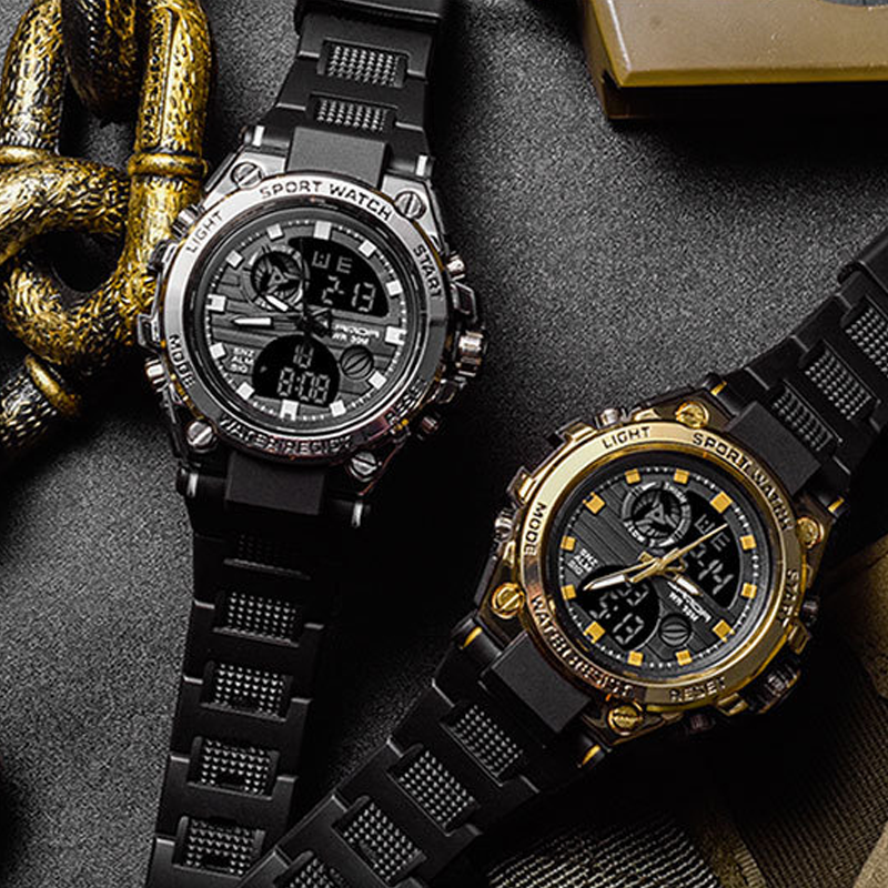 Avtoit | Men's Double Display Waterproof Luminous Watch