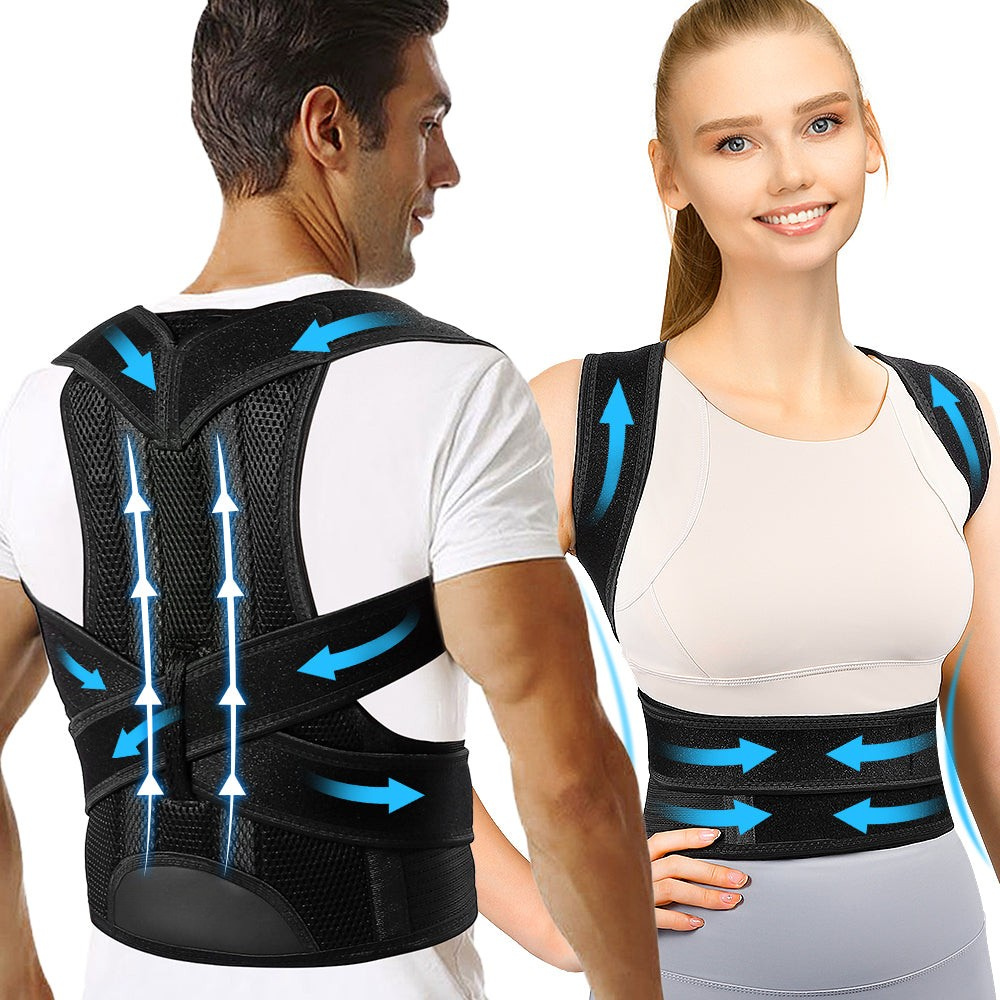 Avtoit | Posture Corrector Back Brace – Adjustable Lumbar Support Belt for Back Pain Relief & Spine Alignment | Unisex UK