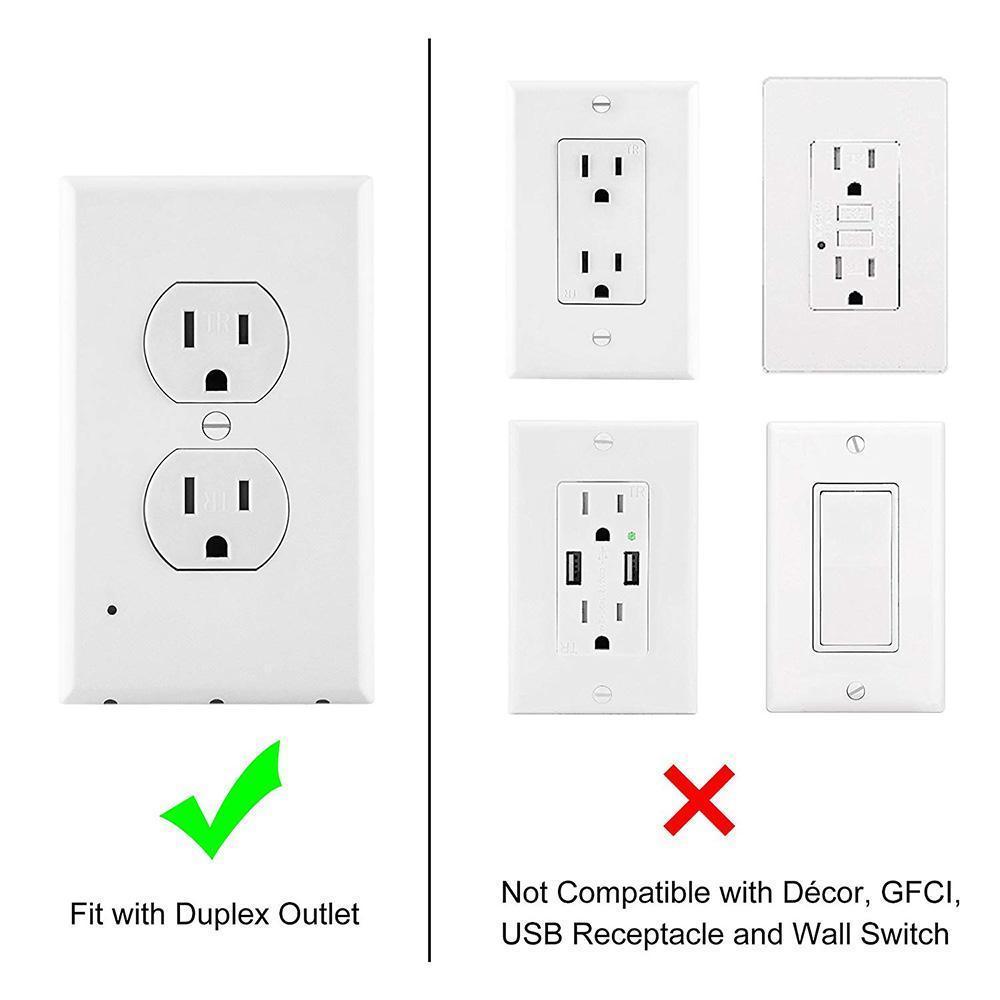 Avtoit | Outlet wall plate with LED night lights