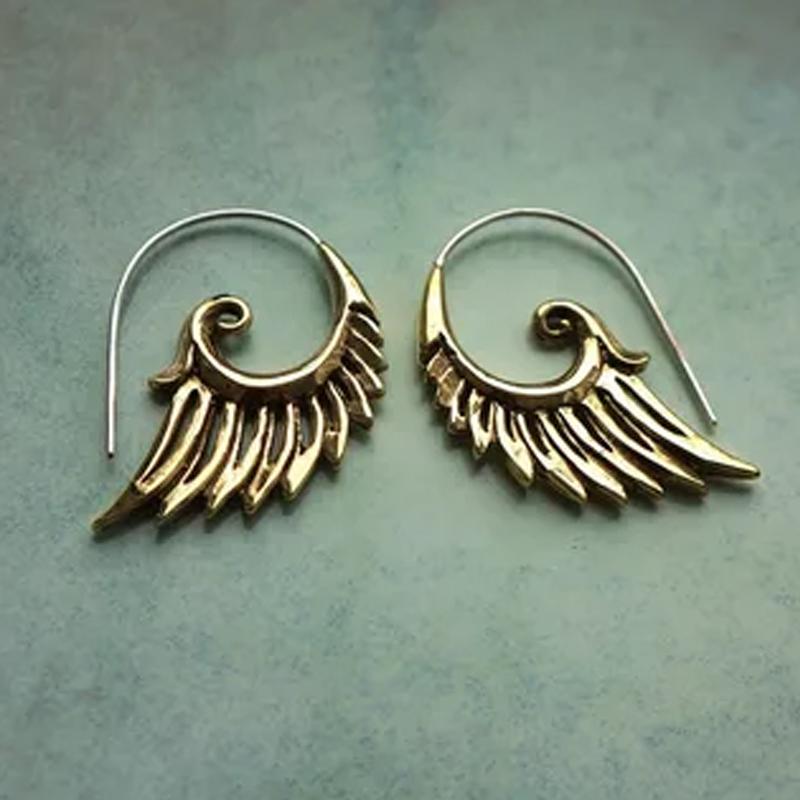 Avtoit | Vintage Peacock Tassel Earrings