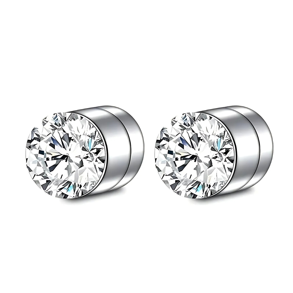 Avtoit | Premium Unisex Magnetic Crystal Design Stud Earrings