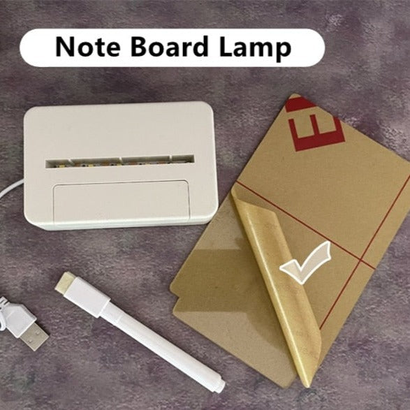 Avtoit | Creative Note Board Led Table Lamp