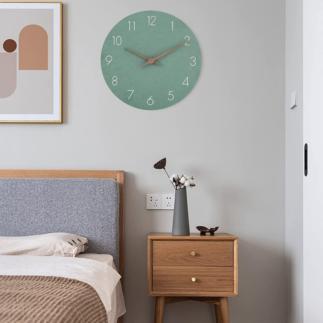 Avtoit | Large Wall Clock Wood Modern | Minimalistic Wall Design
