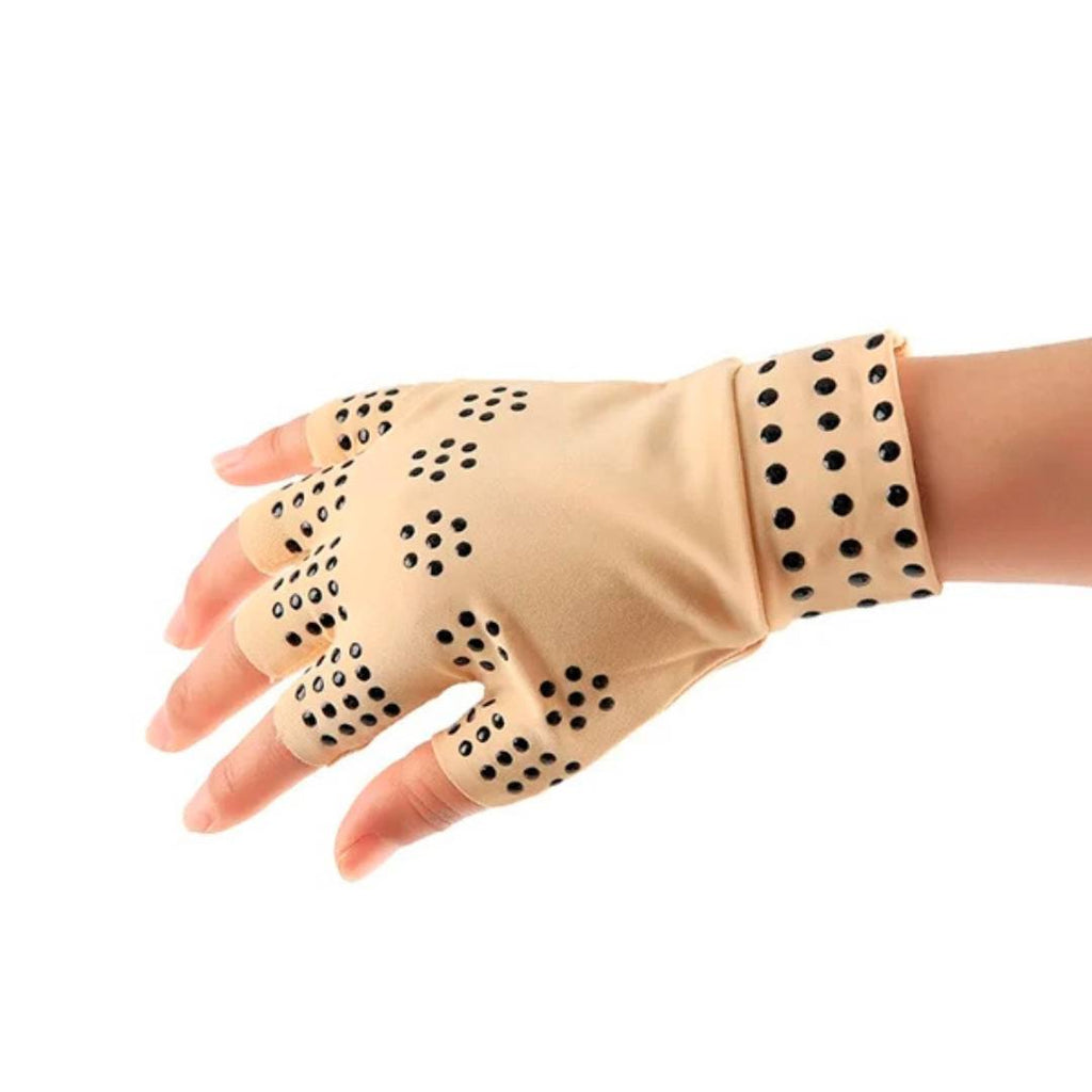 Avtoit | Fingerless Gloves for Arthritis & Pain Relief - Magnetic Compression for Improved Circulation and Reduced Swelling