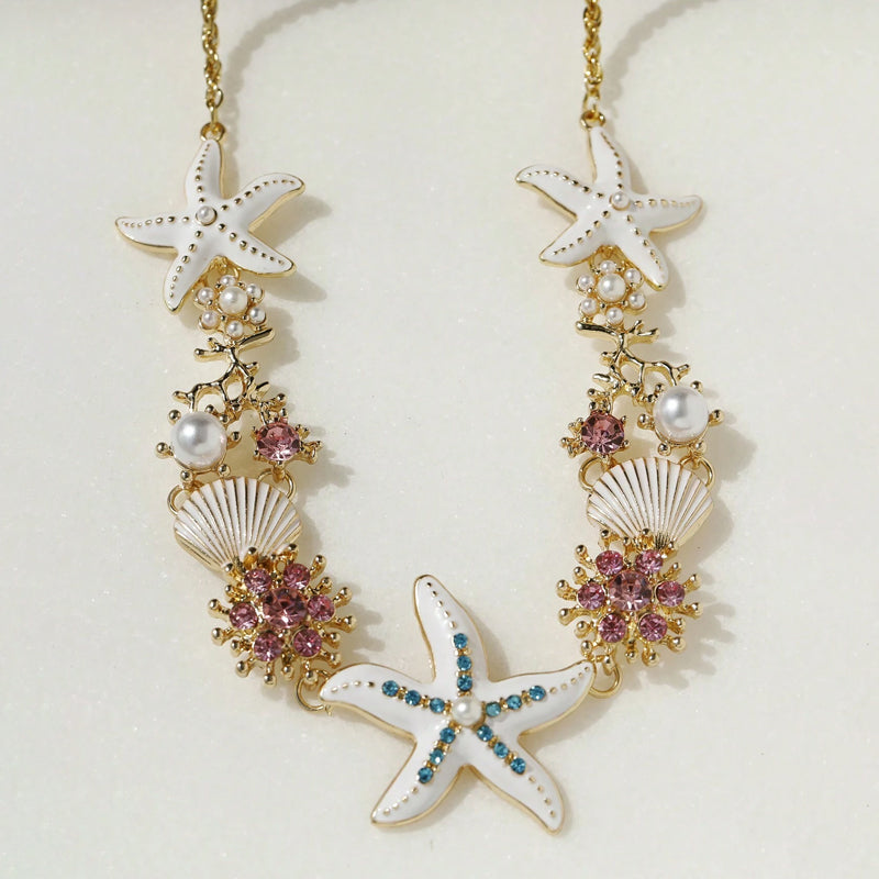 Avtoit | Shell Starfish Pearl Necklace