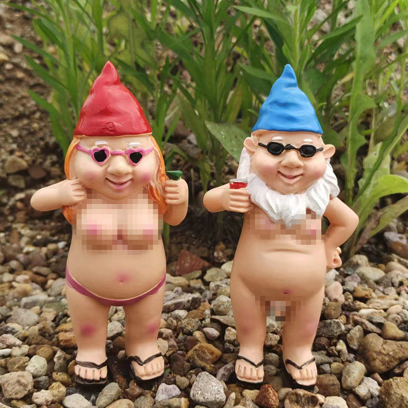 Avtoit | Cheeky Garden Gnome Funny Statue