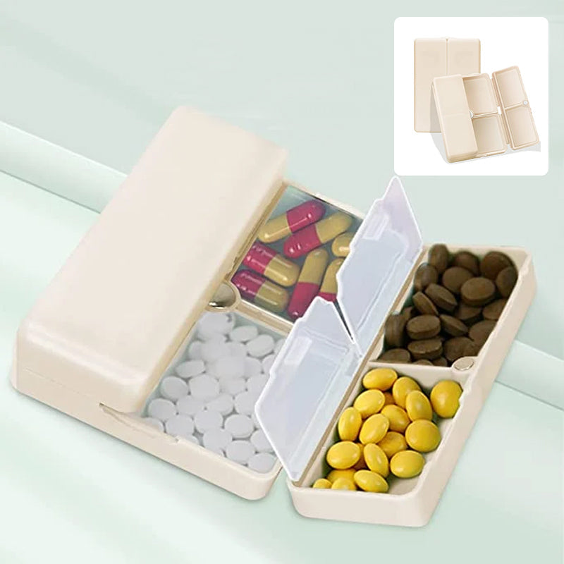 Avtoit | Portable Magnetic Pill Box with 7 Compartments