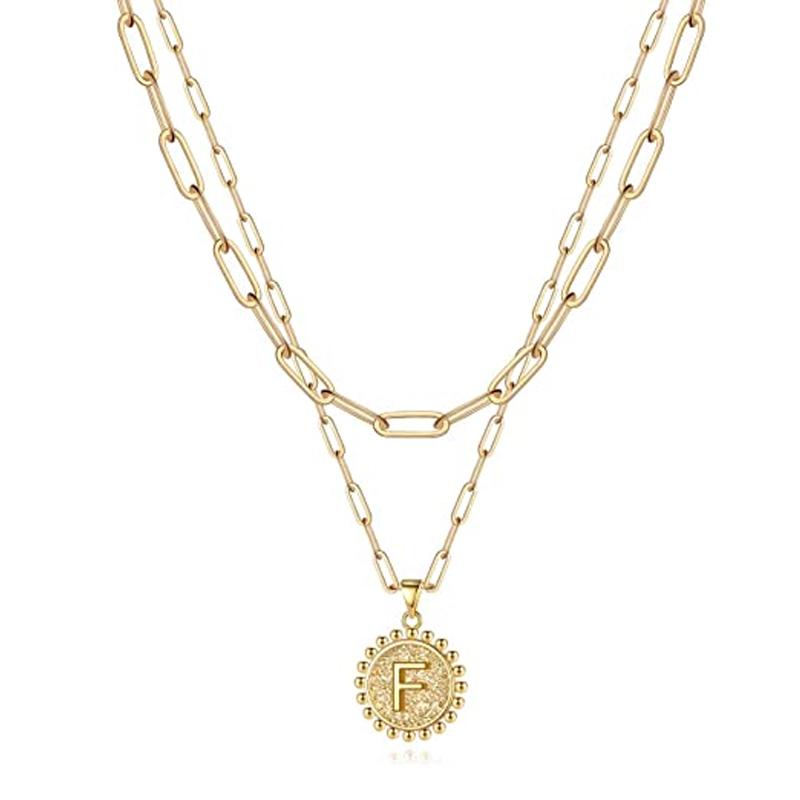 Avtoit | Golden Initial Necklaces for Women