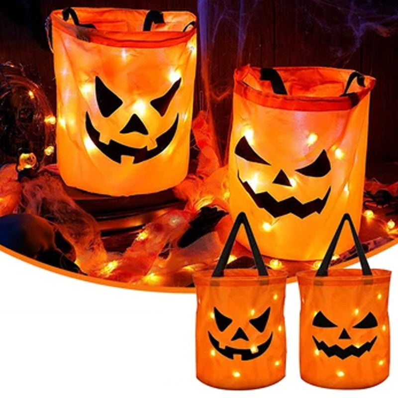 Avtoit | Personalized glowing pumpkin bag
