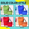Avtoit | 2 In 1 Folding Shopping Cart Tote Bag