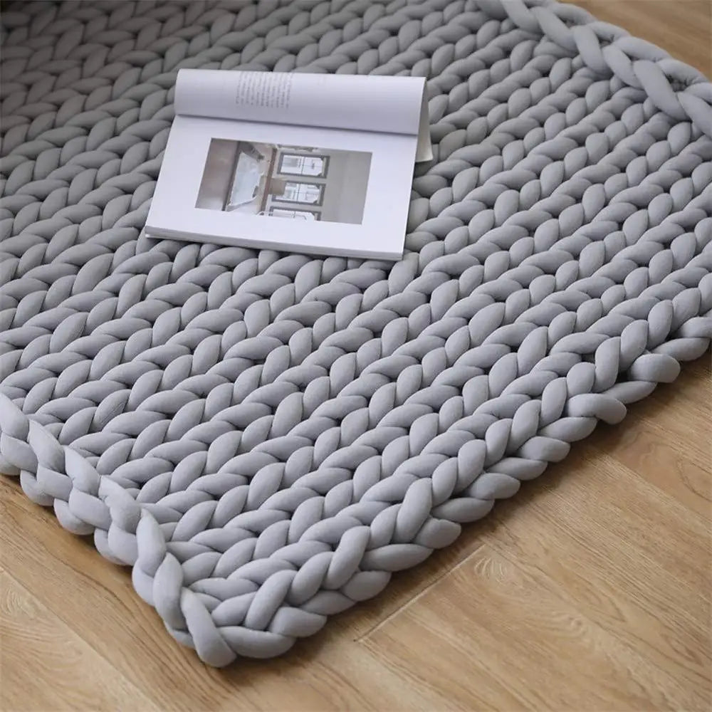 Avtoit | Chunky Knit Handmade Weighted Throw – Ultra-Cozy & Stylish Blanket