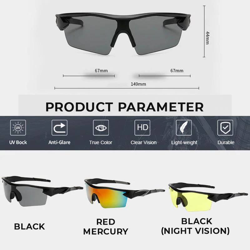 Avtoit | Sunglasses with UV protection for outdoor cyclists