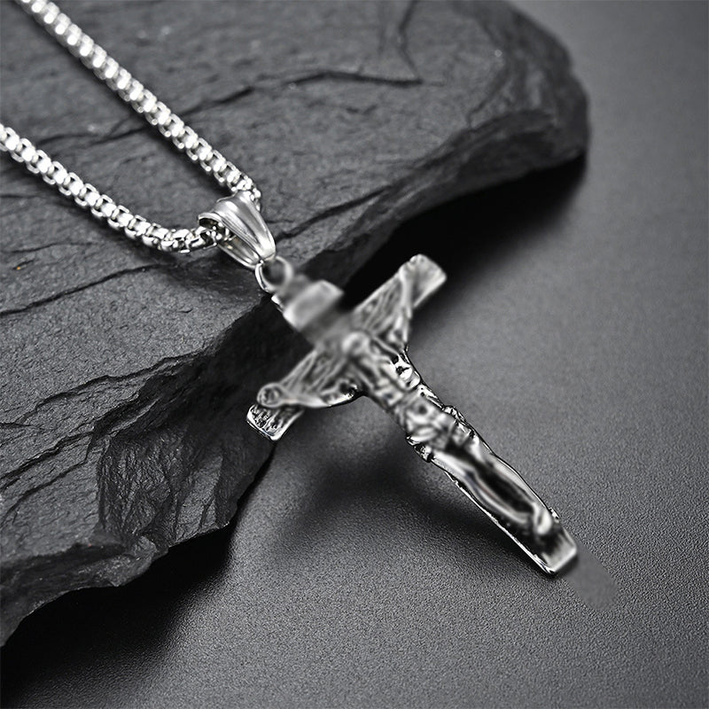 Avtoit | Titanium Steel Cross Pendant Necklace