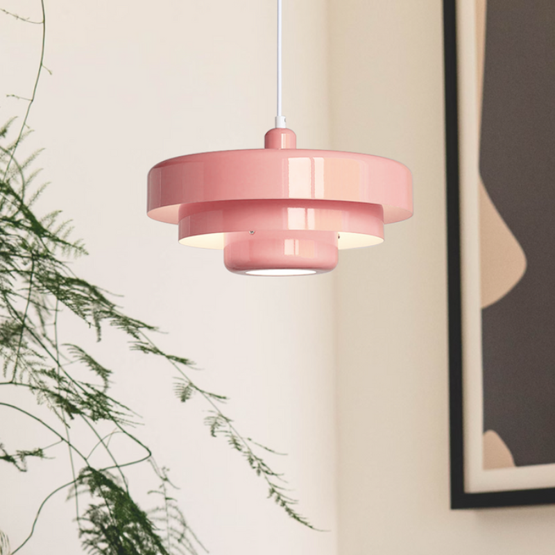 Avtoit | Vintage Italian Pendant Light – Elegant Orange & Green Hanging Light for Modern Homes