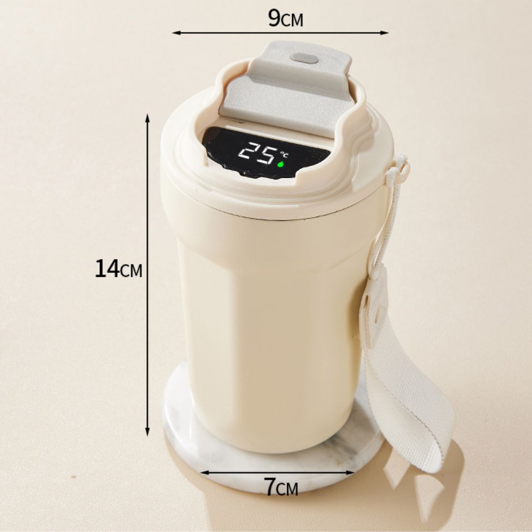 Avtoit | Stainless Steel Coffee Mug with LED Temperature Display 450 ML