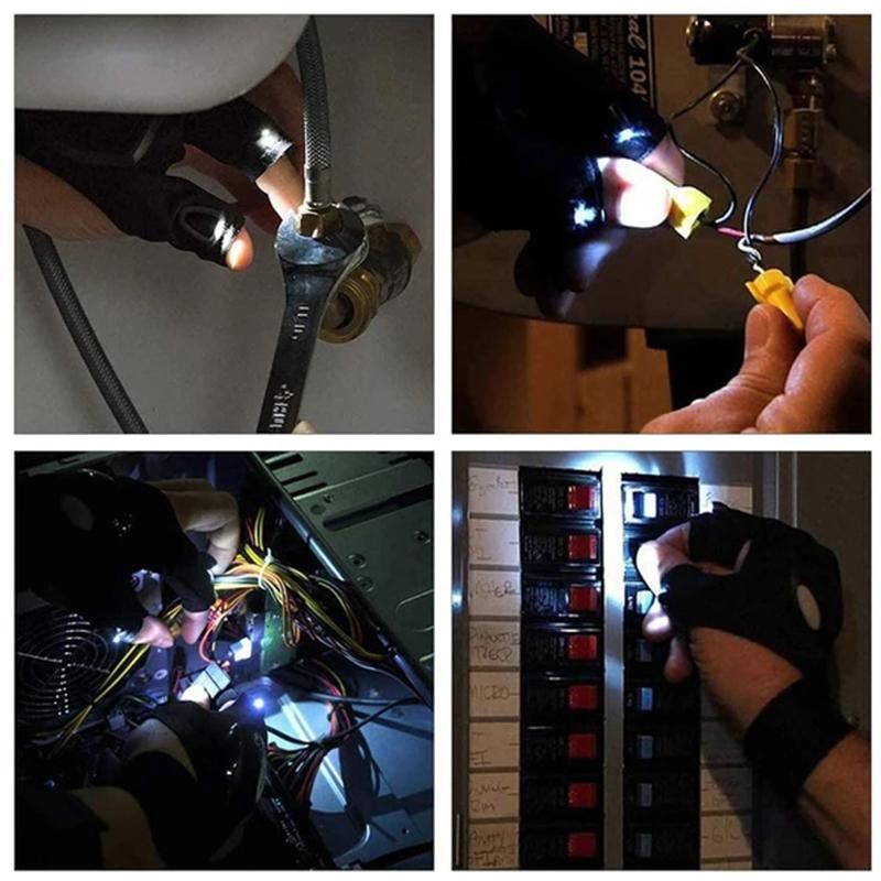 Avtoit | LED gloves with waterproof lighting