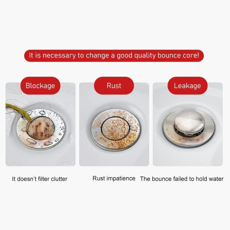 Avtoit | Universal Stainless Steel Pop-up Drain Filter