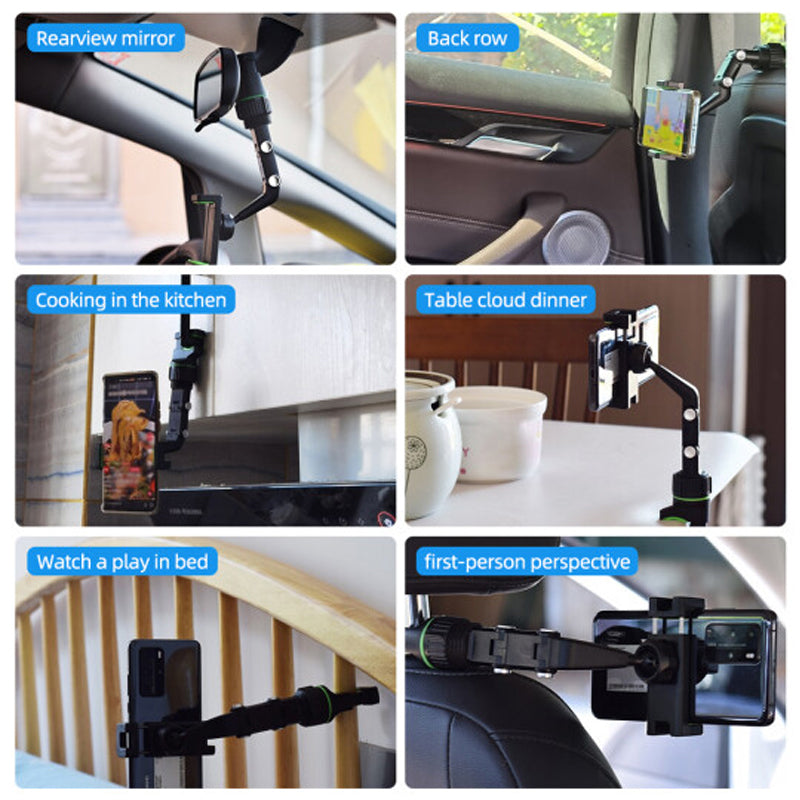 Avtoit | Multifunctional rearview mirror phone holder