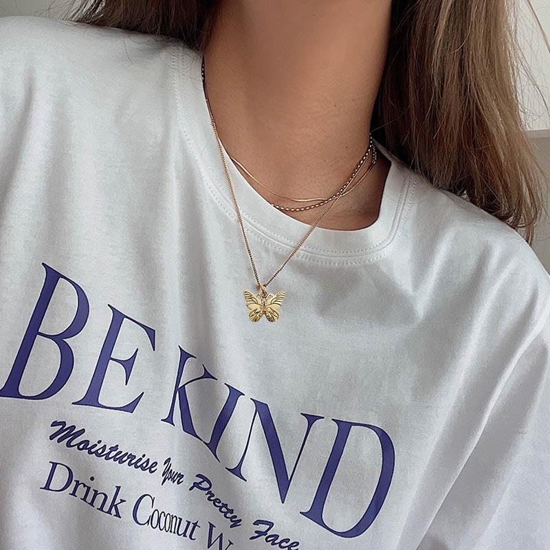 Avtoit | Butterfly Initial "A" Necklace