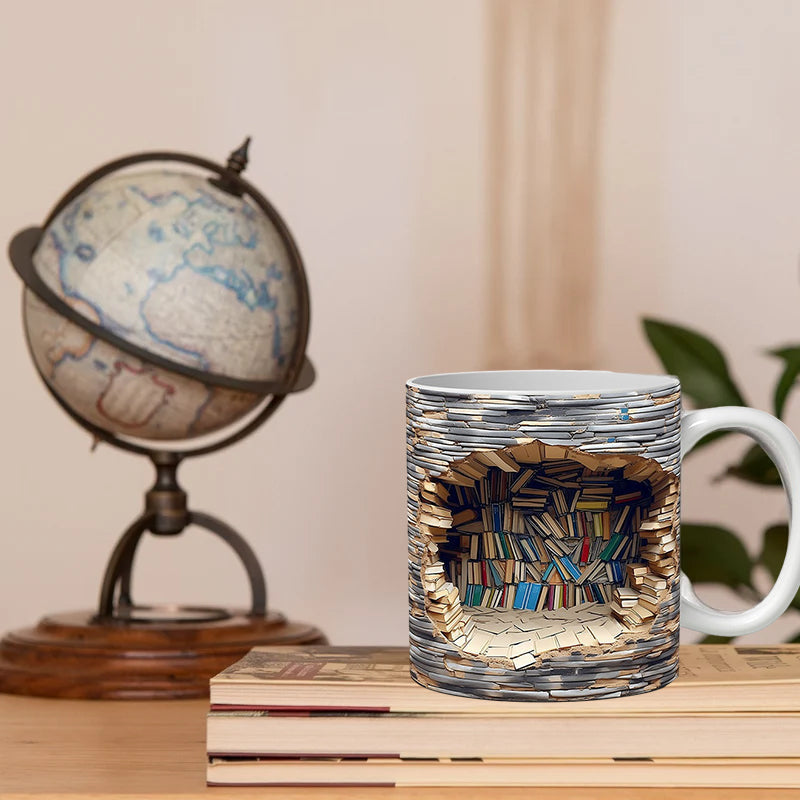 Avtoit | 3D Bookshelf Mug
