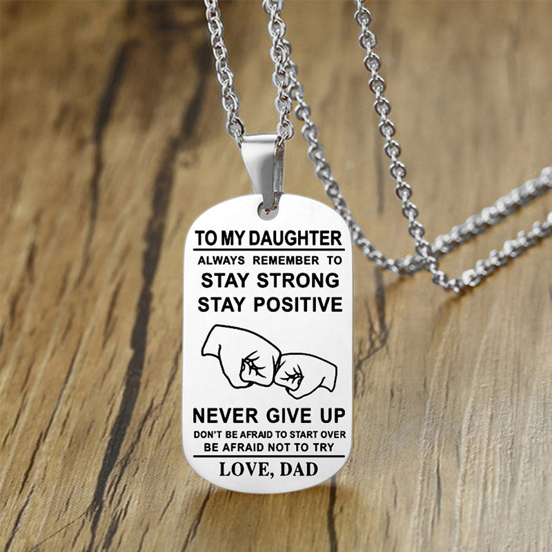 Avtoit | English Alphabet Stainless Steel Necklace