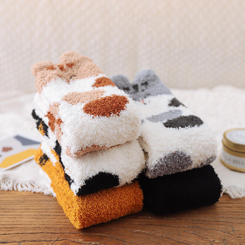 Avtoit | Fuzzy Socks with Cat Paws