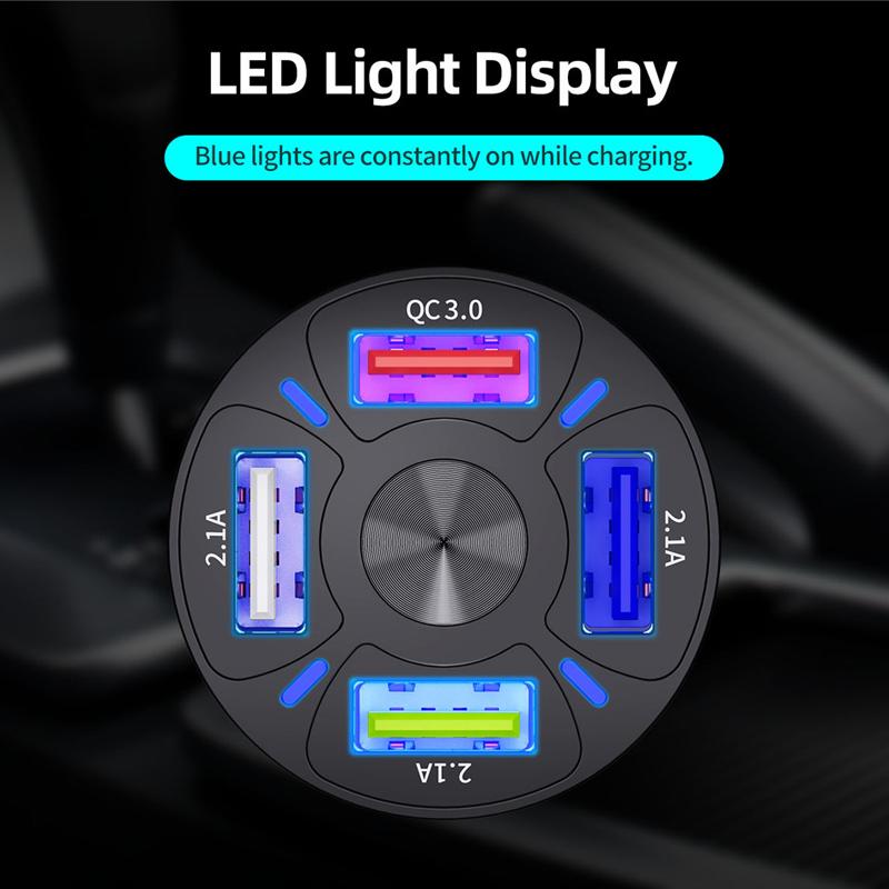 Avtoit | 4 Ports USB Car Charger Fast Charging
