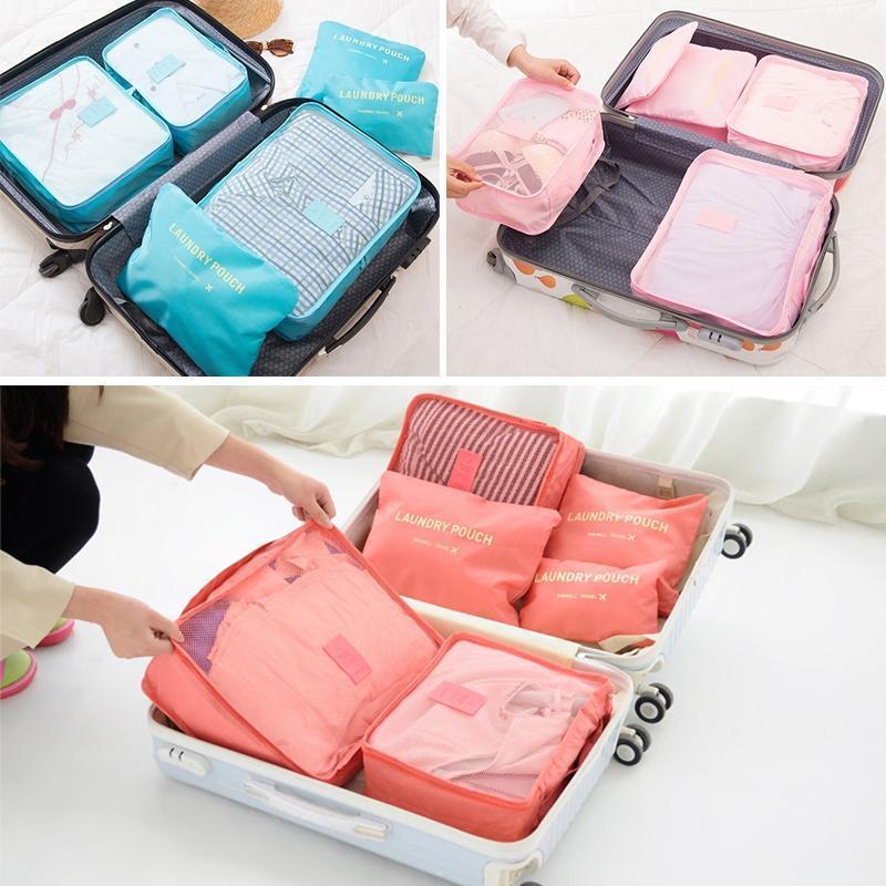 Avtoit | 6 Piece Portable Luggage Packing Cubes