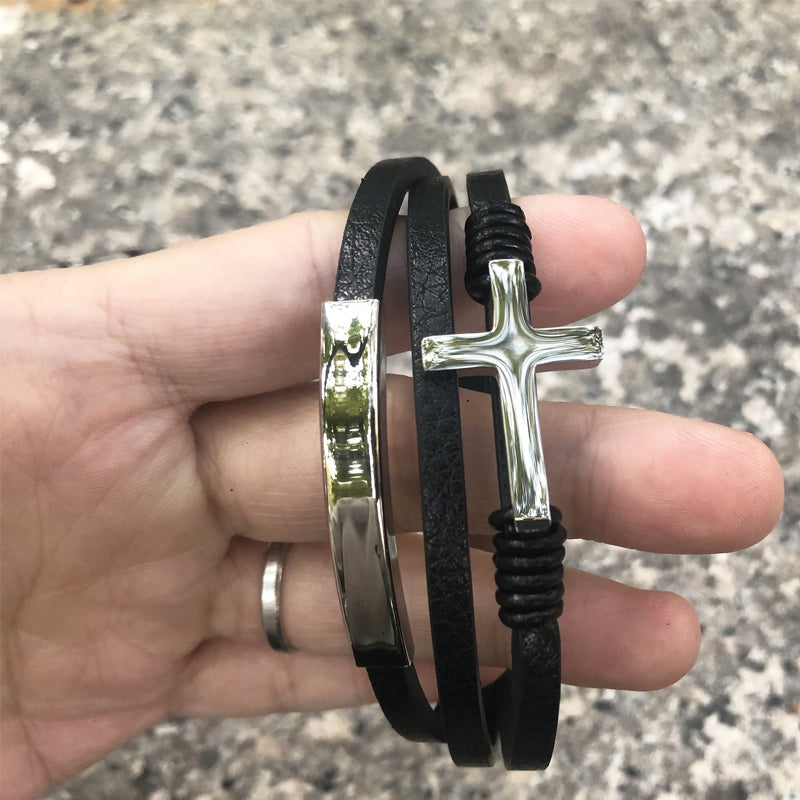 Avtoit | Multi-layered cross bracelet