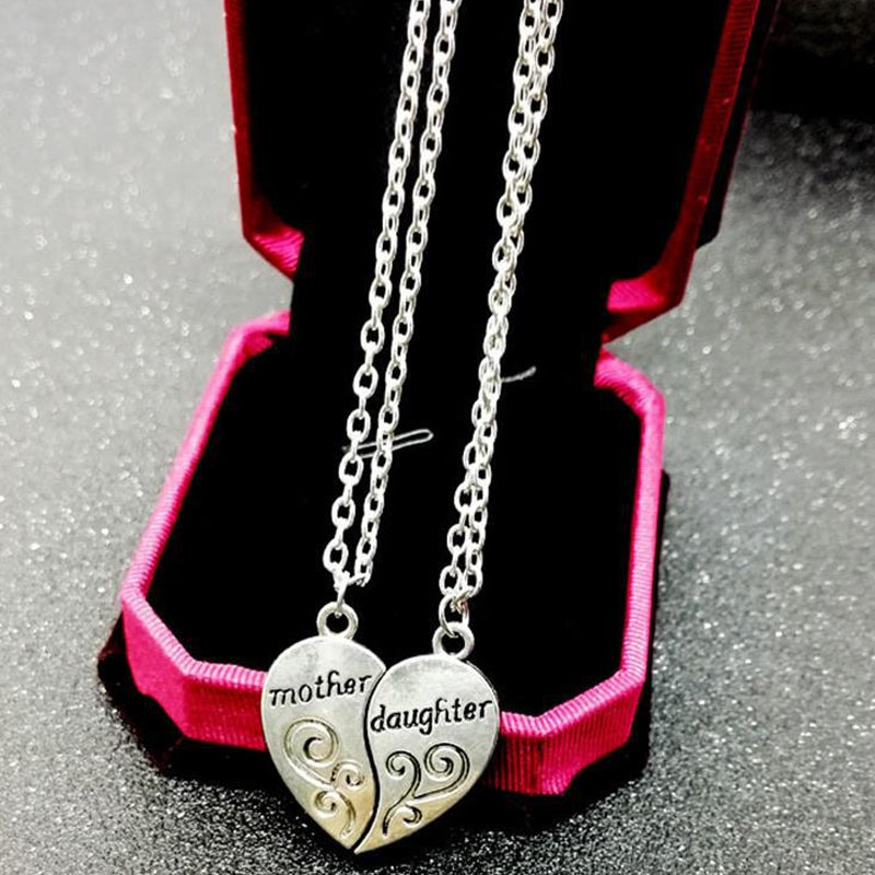 Avtoit | Mother and Daughter Heart Necklace