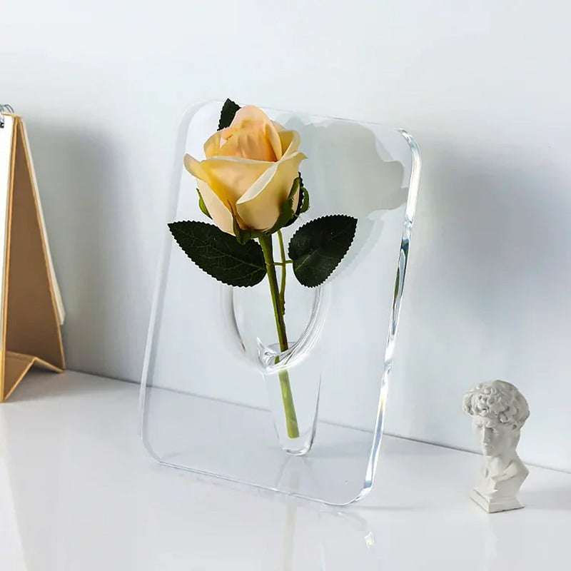 Avtoit | Photo Frame Vase Desk Flower Arrangement Ornament