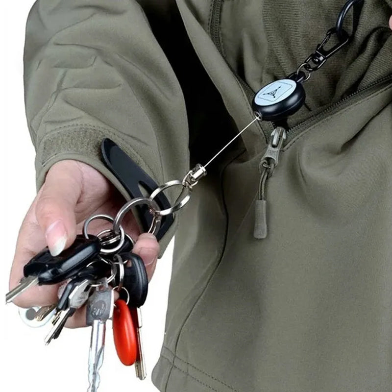 Avtoit | Keychain with retractable wire cable
